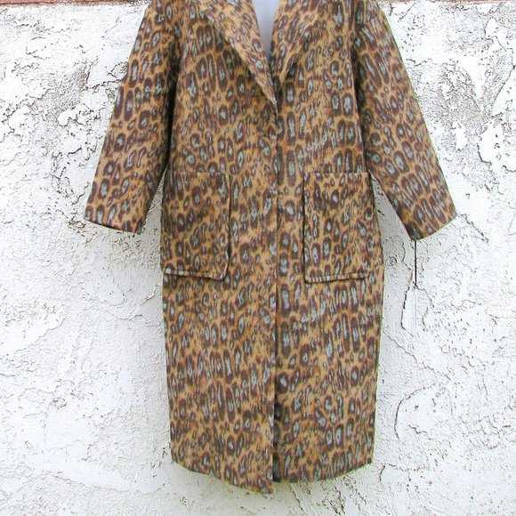 UGG HATTIE Long Oversized Coat Novelty M - Picture 3 of 10